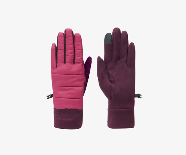 초경량 패딩 원단으로 장갑은 가볍고 손은 따뜻하게!