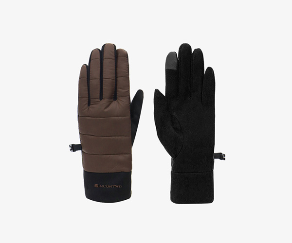 초경량 패딩 원단으로 장갑은 가볍고 손은 따뜻하게!